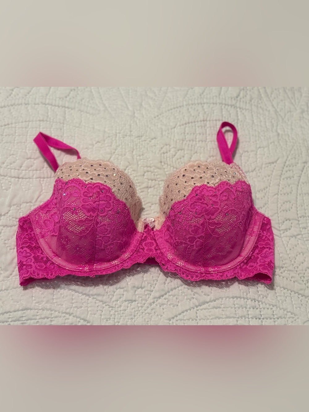 Victoria's Secret Lace and Rhinestone Bra